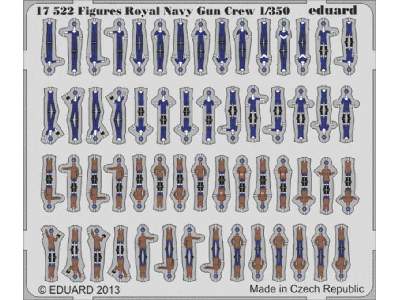 Figures Royal Navy Gun Crew S. A. 3D 1/350 - zdjęcie 1