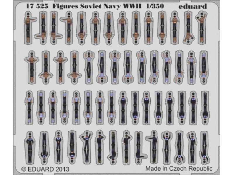 Figures Soviet Navy WWII  S. A. 3D 1/350 - zdjęcie 1