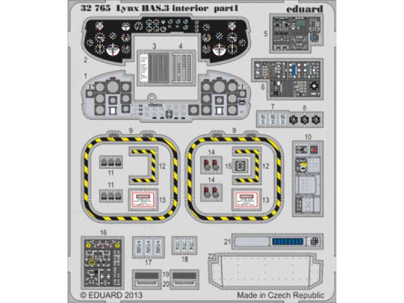 Lynx HAS.3 interior S. A. 1/32 - Revell - zdjęcie 1