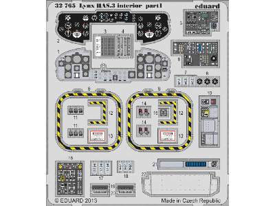 Lynx HAS.3 interior S. A. 1/32 - Revell - zdjęcie 2