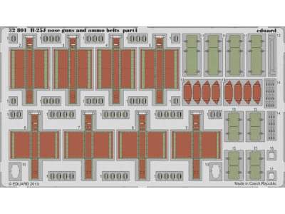 B-25J nose guns and ammo belts 1/32 - Hk Models - zdjęcie 1