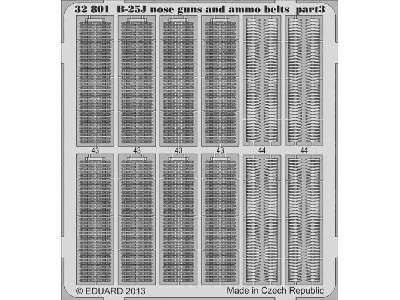 B-25J nose guns and ammo belts 1/32 - Hk Models - zdjęcie 4