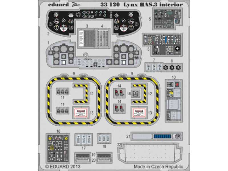 Lynx HAS.3 interior S. A. 1/32 - Revell - zdjęcie 1