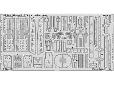 Mirage F.1CT/ CR exterior 1/48 - Kitty Hawk - zdjęcie 2