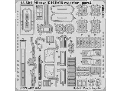 Mirage F.1CT/ CR exterior 1/48 - Kitty Hawk - zdjęcie 3