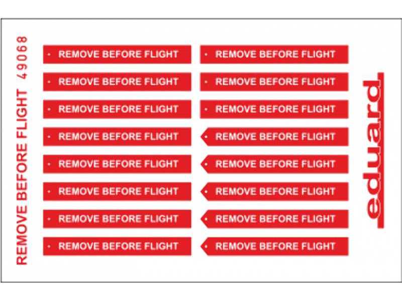 Remove Before Flight  FABRIC 1/48 - zdjęcie 1