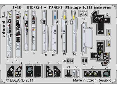 Mirage F.1B interior S. A. 1/48 - Kitty Hawk - zdjęcie 2