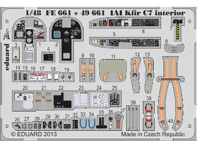 IAI Kfir C7 interior S. A. 1/48 - Amk - zdjęcie 2