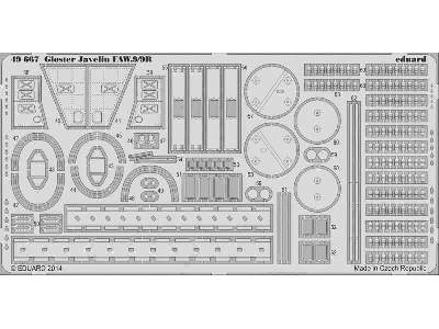 Gloster Javelin FAW.9/9R S. A. 1/48 - Airfix - zdjęcie 3