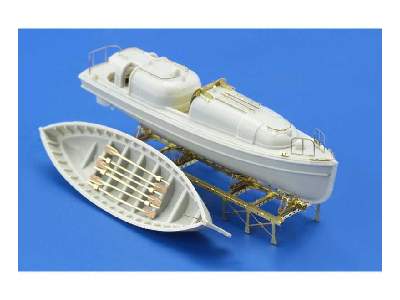 USS Arizona part 3 - life boats 1/200 - Trumpeter - zdjęcie 4