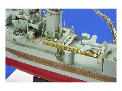 USS CA-35 Indianapolis railings 1/350 - Academy Minicraft - zdjęcie 2