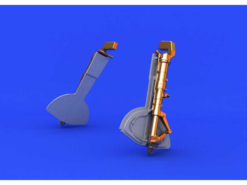Bf 109G-6 undercarriage legs BRONZE 1/32 - Revell - zdjęcie 1 Bf 109G-6 undercarriage legs BRONZE 1/32 - Revell - zdjęcie 1
