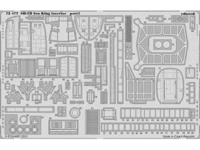 SH-3D Sea King interior S. A. 1/72 - Cyber Hobby - zdjęcie 1