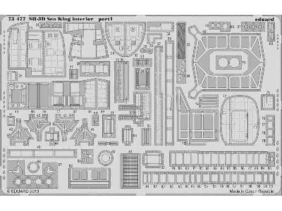 SH-3D Sea King interior S. A. 1/72 - Cyber Hobby - zdjęcie 2