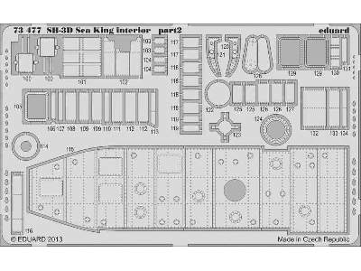 SH-3D Sea King interior S. A. 1/72 - Cyber Hobby - zdjęcie 3