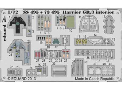 Harrier GR.3 interior S. A. 1/72 - Airfix - zdjęcie 1