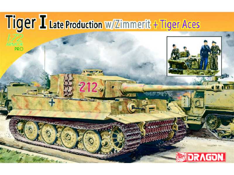 Pz.Kpfw.VI Ausf.E Tiger I Late Production w/Zimmerit  Tiger Aces - zdjęcie 1