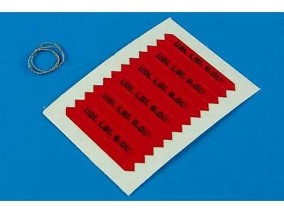 Remove before flight flags - IDF - black lettering  - zdjęcie 1