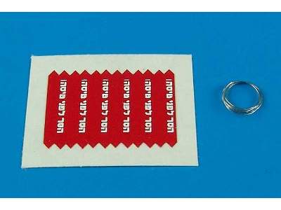 Remove before flight flags - IDF - white lettering  - zdjęcie 1