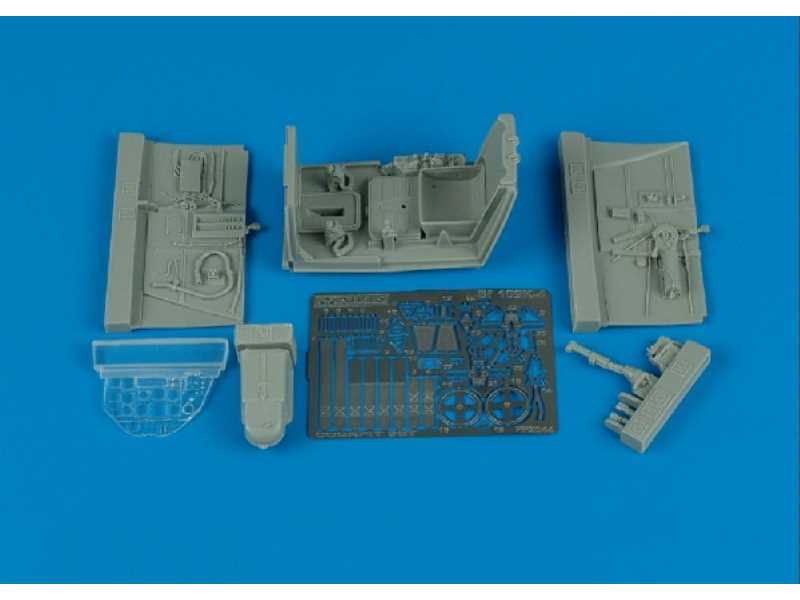 Bf 109K cockpit set - Hasegawa - zdjęcie 1 Bf 109K cockpit set - Hasegawa - zdjęcie 1