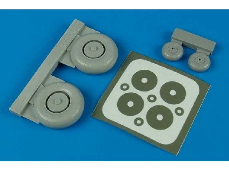 Ju 87G wheels + paint mask - Academy - zdjęcie 1 Ju 87G wheels + paint mask - Academy - zdjęcie 1