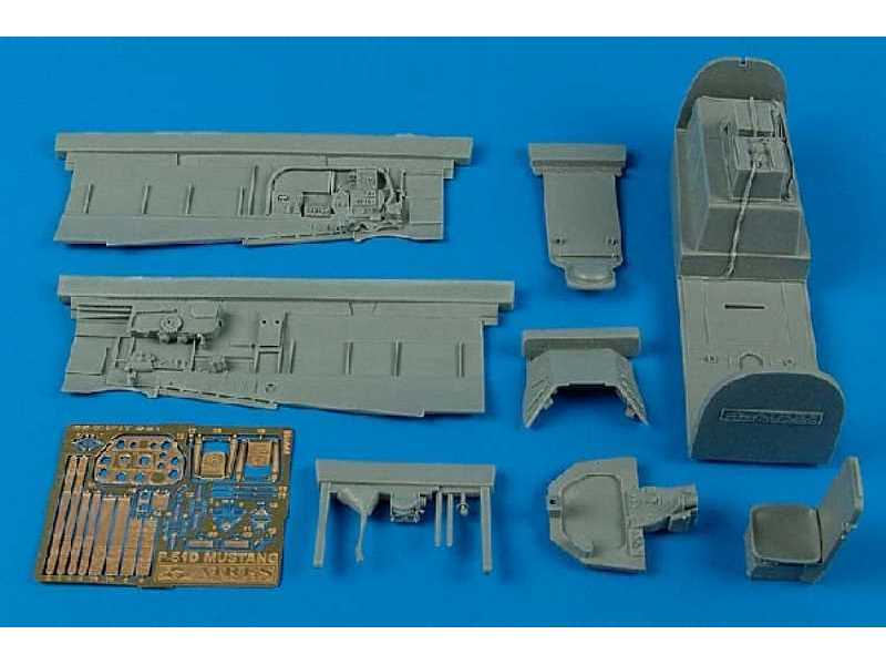 P-51D Mustang cockpit set - Trumpeter - zdjęcie 1