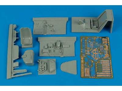 Bf 109E-4/E-7 cockpit set - Eduard - zdjęcie 1