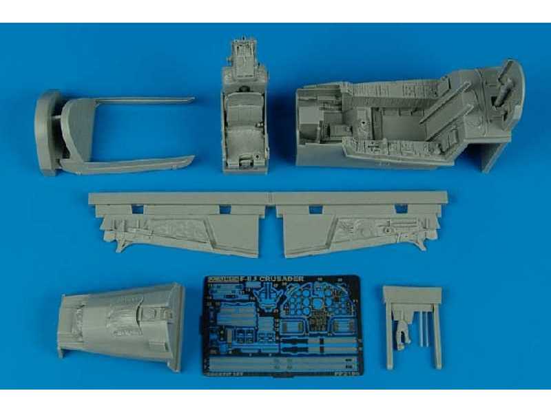 F-8J Crusader cockpit set - Trumpeter - zdjęcie 1