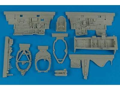 Spitfire Mk.IX cockpit set - Tamiya - zdjęcie 1