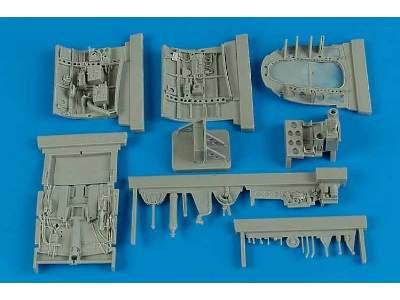 A6M2b Zero Fighter cockpit set - Tamiya - zdjęcie 1