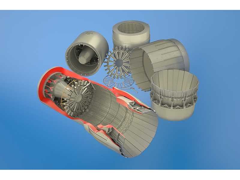 MiG-29A/K/M/UB/UM Fulcrum exhaust nozzles - Trumpeter - zdjęcie 1 MiG-29A/K/M/UB/UM Fulcrum exhaust nozzles - Trumpeter - zdjęcie 1