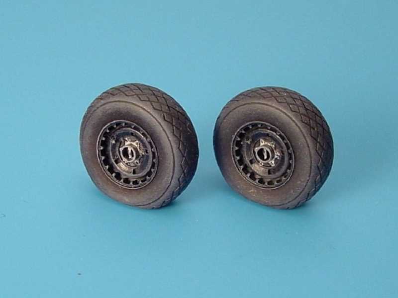 Me 262A SCHWALBE wheels + paint mask - Tamiya - zdjęcie 1