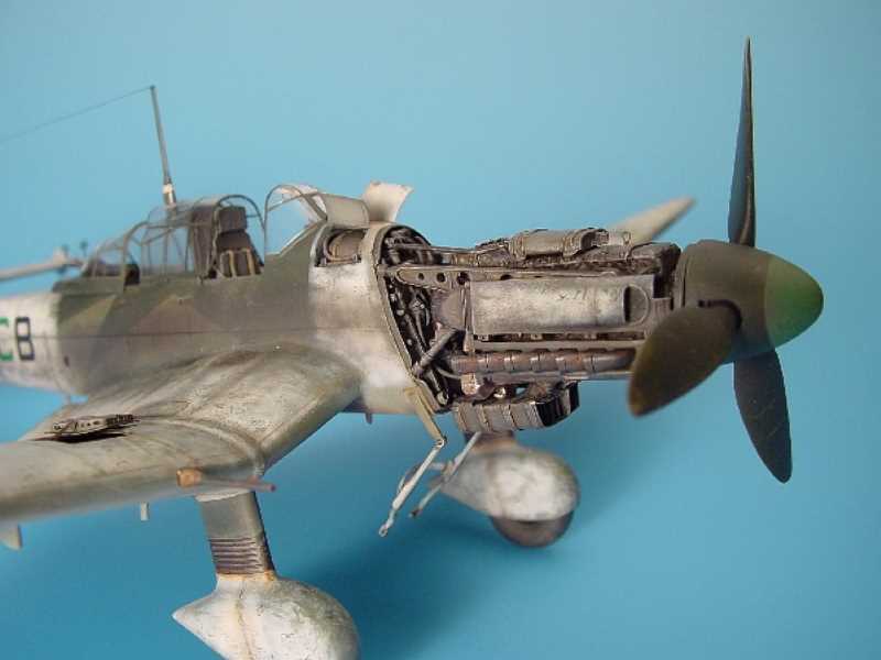 Junkers Ju 87D STUKA detail set - Hasegawa - zdjęcie 1