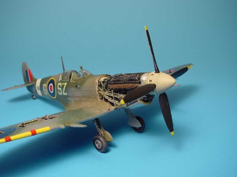 Spitfiree Mk. IX detail engine set - Hasegawa - zdjęcie 1