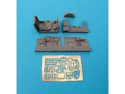 Messerschmitt Bf 109K-4 cockpit set - NEW TOOL - Hasegawa - zdjęcie 1