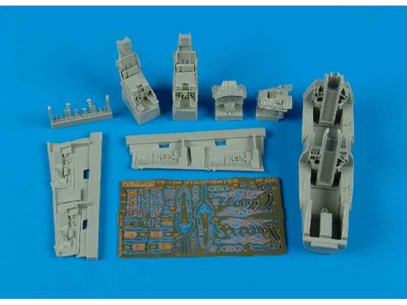 TF-104 Starfighter cockpit set - Hasegawa - zdjęcie 1 TF-104 Starfighter cockpit set - Hasegawa - zdjęcie 1