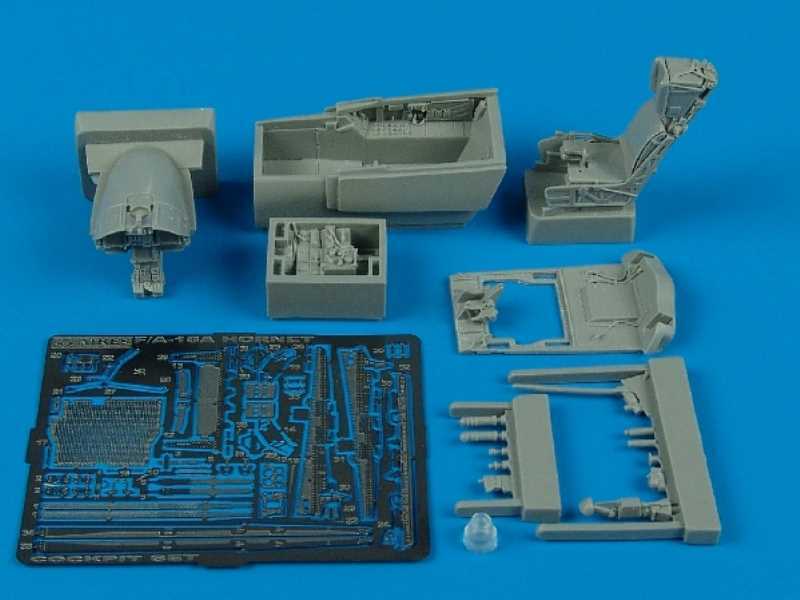 F/A-18A Hornet cockpit set - Hobby boss - zdjęcie 1