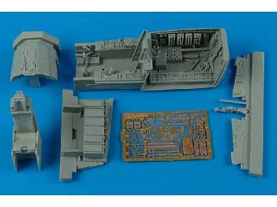 F-15C Eagle (early v.) cockpit set - Hasegawa - zdjęcie 1