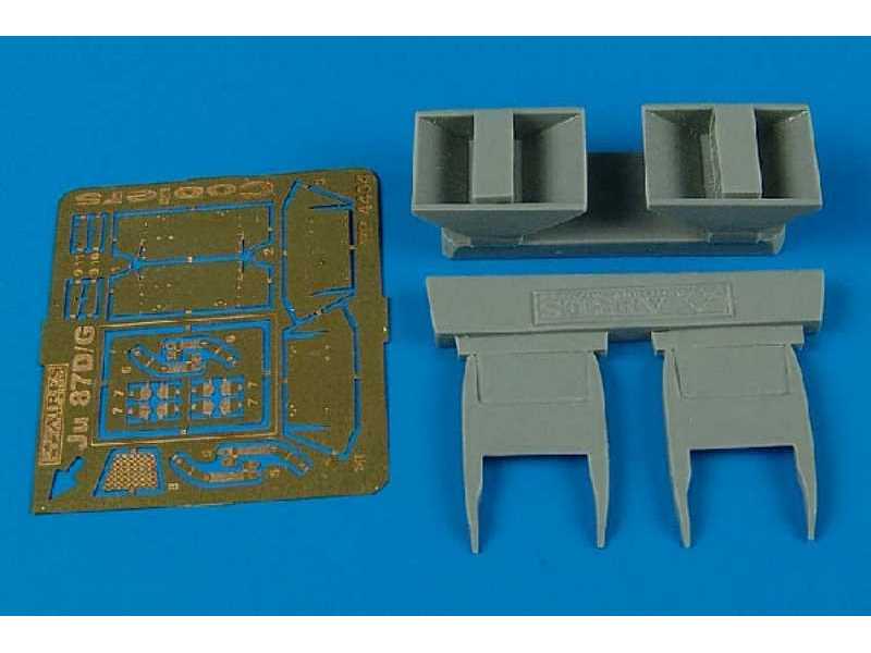 Junkers Ju 87D Stuka air coolers - Hasegawa - zdjęcie 1 Junkers Ju 87D Stuka air coolers - Hasegawa - zdjęcie 1