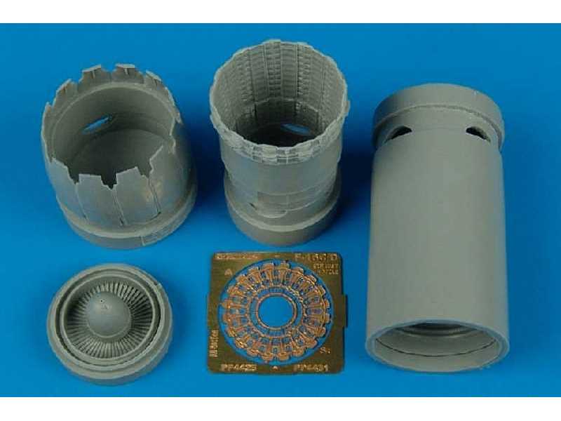 F-16C Block 30/40/50/60 exhaust nozzle - Hasegawa - zdjęcie 1
