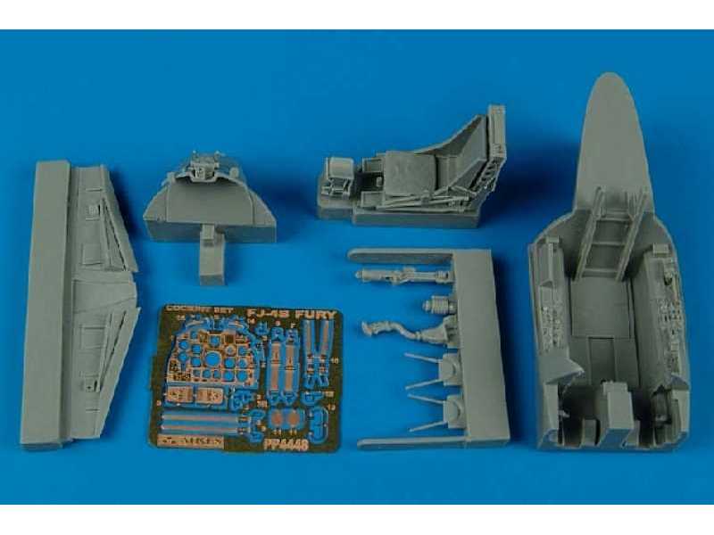 Fj-4B Fury cockpit set - Hobby boss - zdjęcie 1