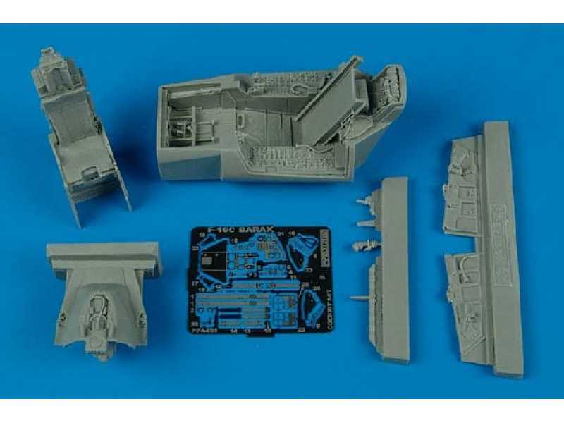 F-16C Barak cockpit set - Hasegawa - zdjęcie 1