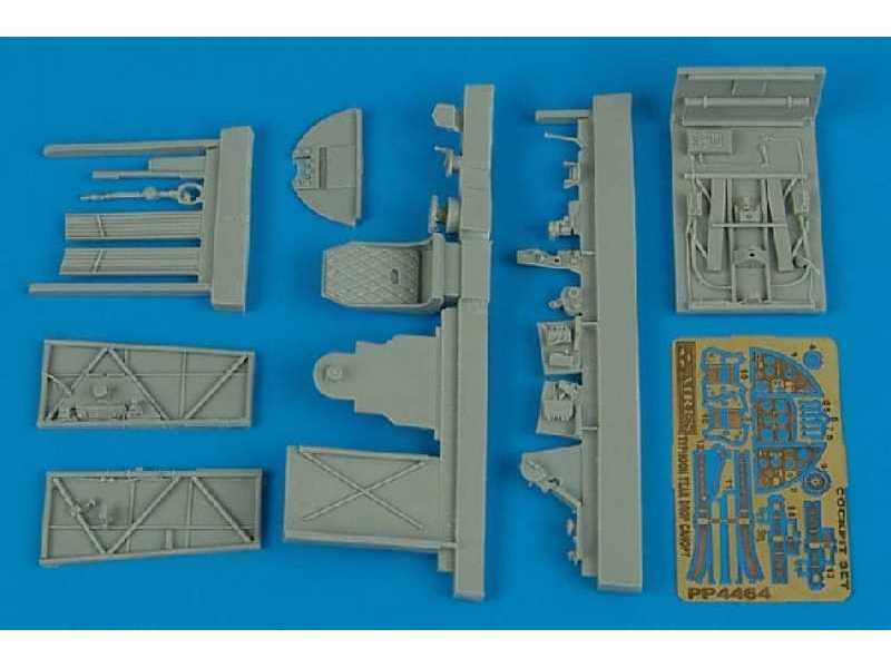 Typhoon Mk.IB tear drop canopy cockpit set - Hasegawa - zdjęcie 1