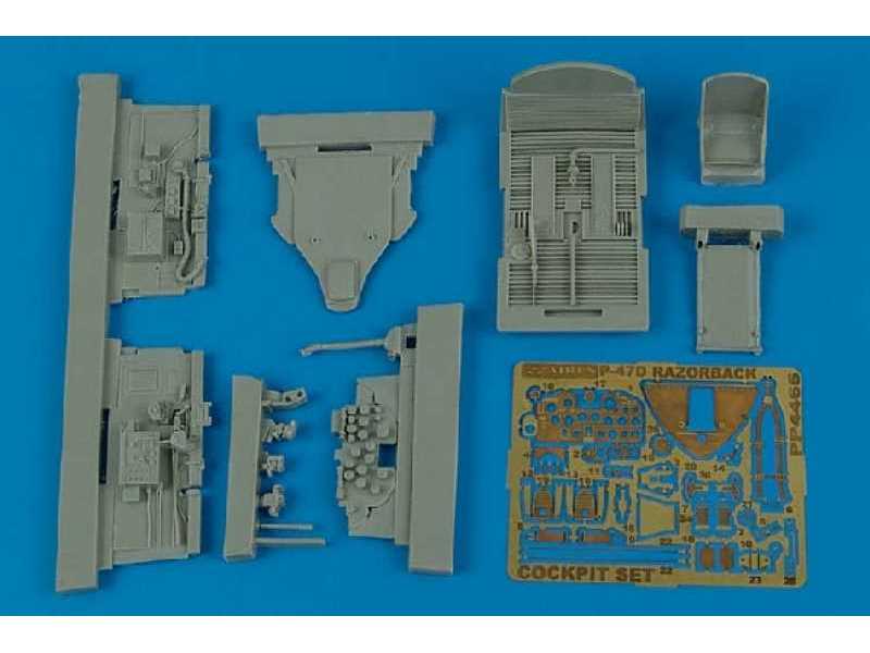 P-47D Razorback cockpit set - Tamiya - zdjęcie 1