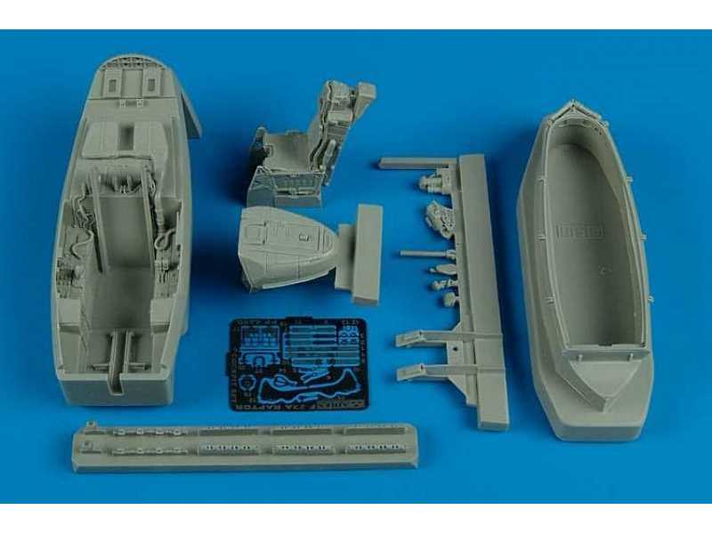 F/A-22 Raptor cockpit set - Hasegawa - zdjęcie 1