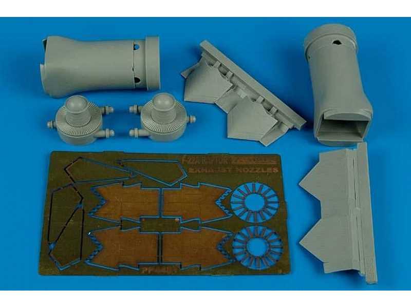 F/A-22 Raptor exhaust nozzles - closed - Hasegawa - zdjęcie 1 F/A-22 Raptor exhaust nozzles - closed - Hasegawa - zdjęcie 1