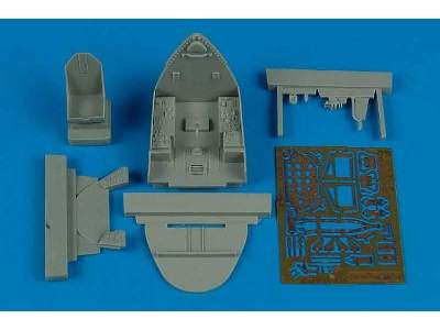 F4U-7 Corsair cockpit set - Hasegawa - zdjęcie 1