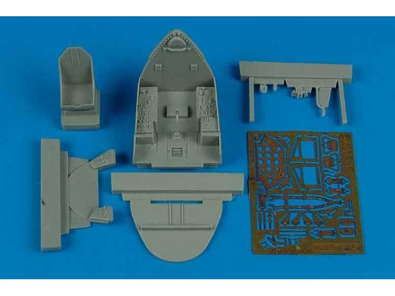 F4U-7 Corsair cockpit set - Hasegawa - zdjęcie 1