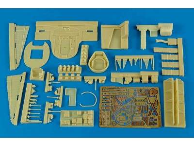 He 111H-4 interior set - Monogram/Revell - zdjęcie 1