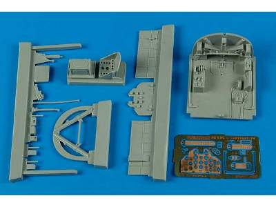 N1K1 Shiden cockpit set - Hasegawa - zdjęcie 1